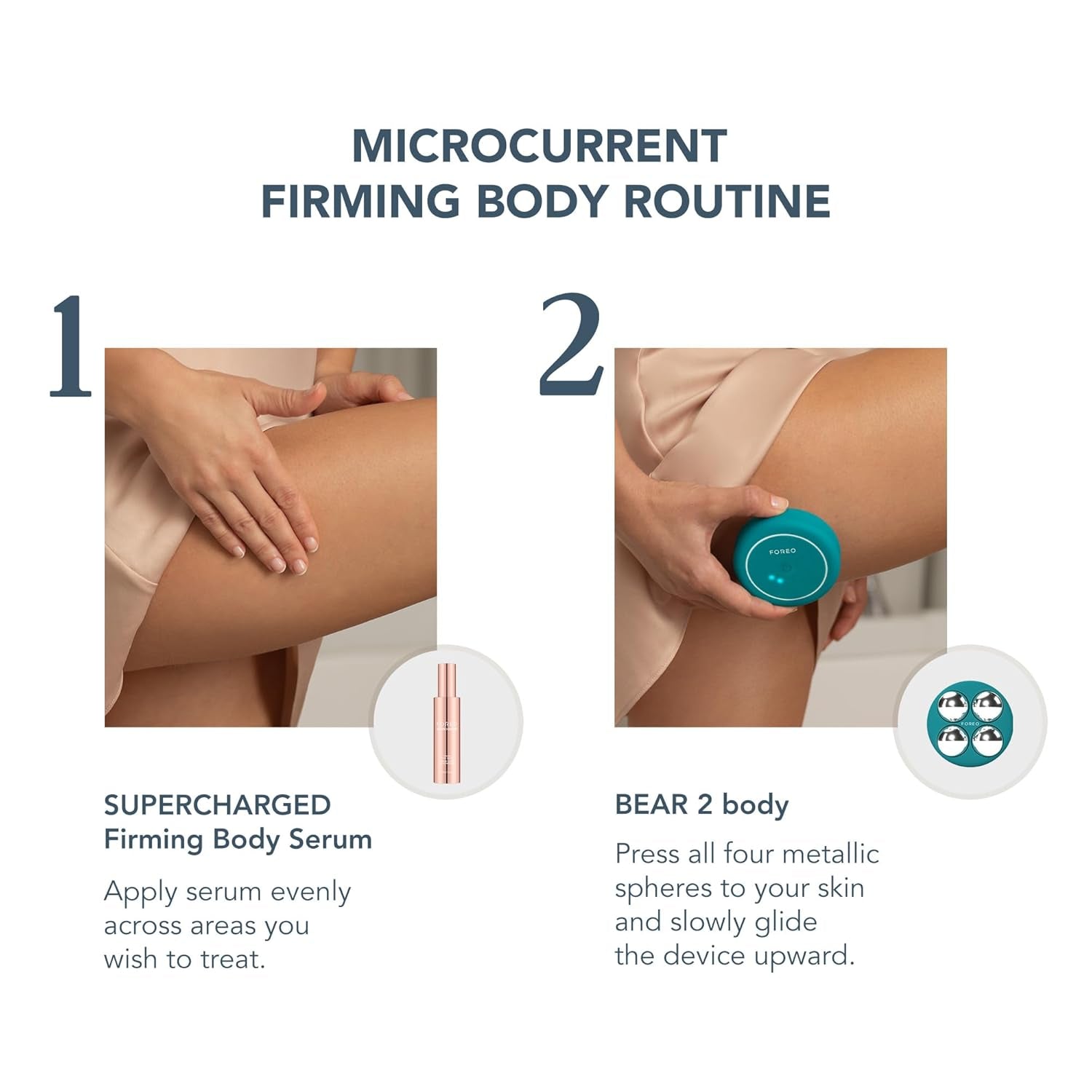Bear 2 Body Advanced Microcurrent Body Sculpting Machine - Cellulite Massager & Lymphatic Drainage - Firm & Contour - Body Massager - Increases Absorption of Skin Care Products