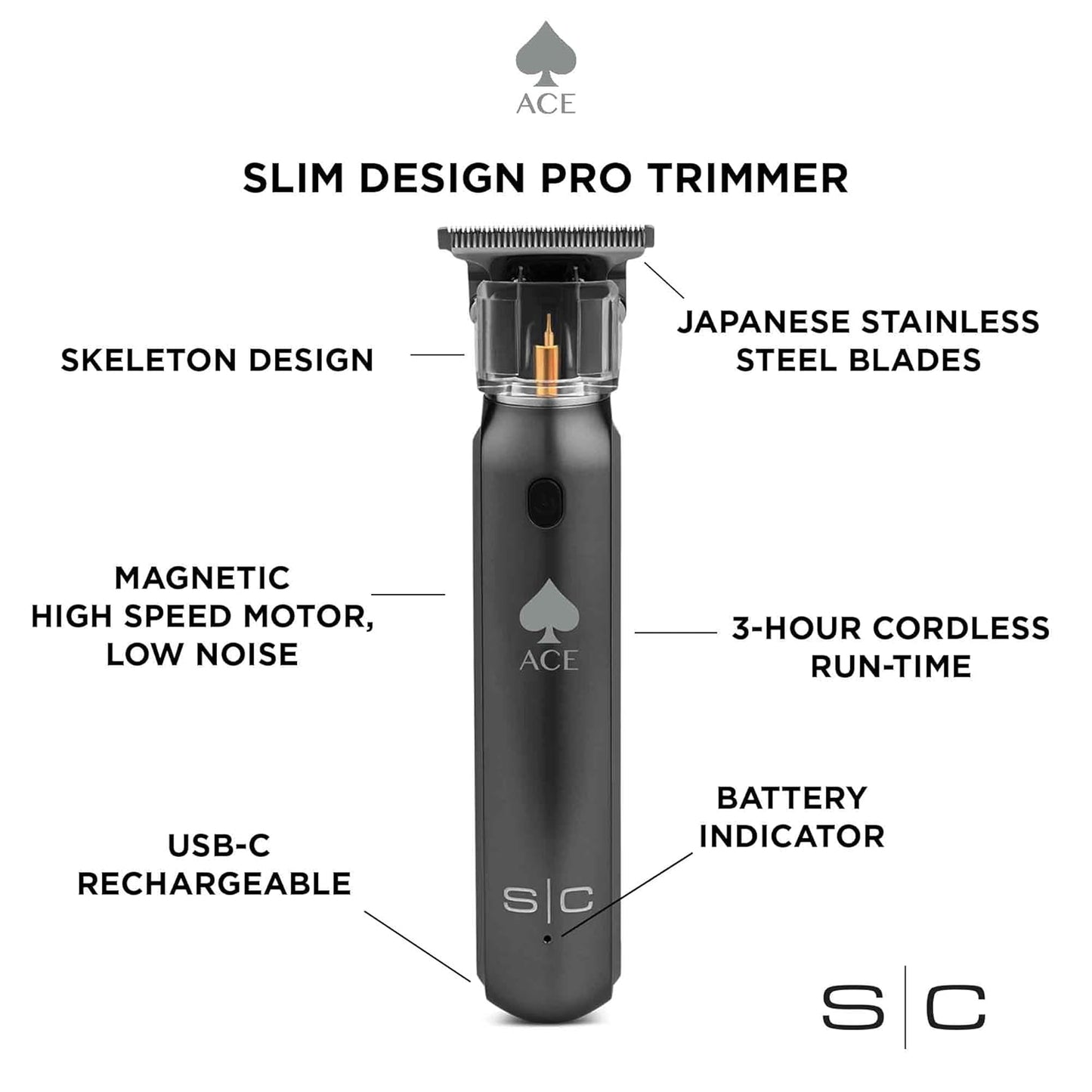 Stylecraft Protégé Clipper, Ace Trimmer, Uno 2.0 Foil Shaver, Schnozzle Nose and Ear Trimmer and USB-C Charging Station - Holiday Gift Bundle Deal