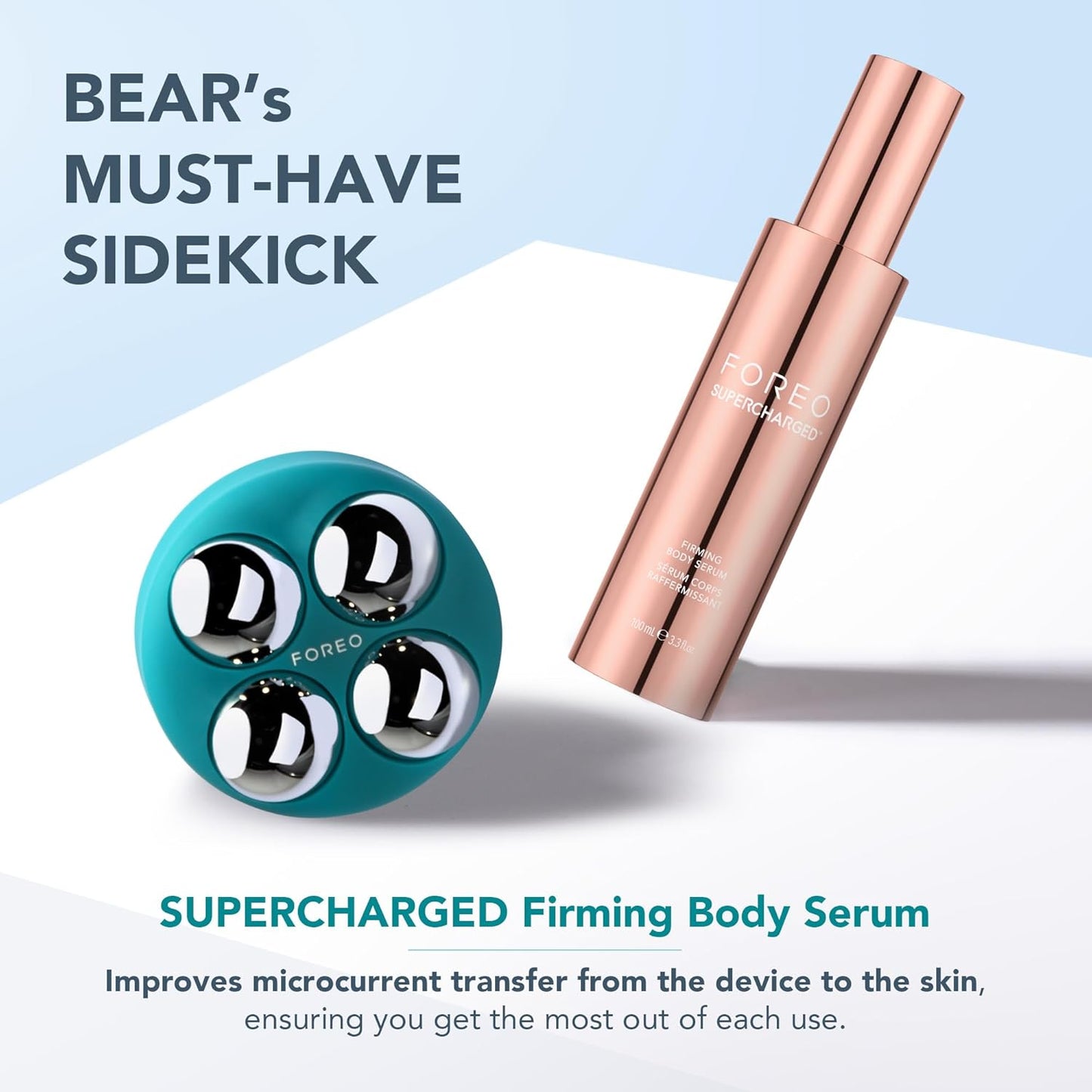 Bear 2 Body Advanced Microcurrent Body Sculpting Machine - Cellulite Massager & Lymphatic Drainage - Firm & Contour - Body Massager - Increases Absorption of Skin Care Products